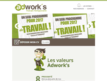 Tablet Screenshot of adworks.fr